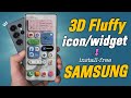Install Viral One UI 8 3D Fluffy Icons & Widgets on Galaxy 📱