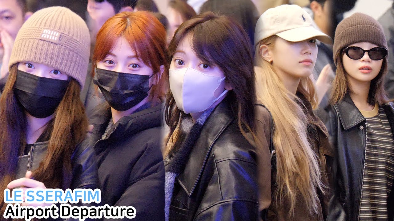 르세라핌 출국 직캠 LE SSERAFIM Airport Departure｜김포공항 250308