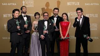 [Winner's Room] The 31st Annual SAG Awards | The Cast of Shōgun