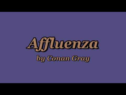 【日本語訳/和訳】Affluenza - Conan Gray (コナン・グレイ) - YouTube