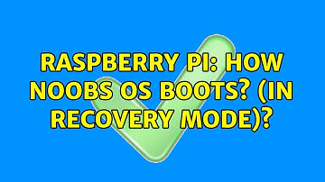 Raspberry Pi: How NOOBS OS boots? (in recovery mode)? (2 Solutions!!)