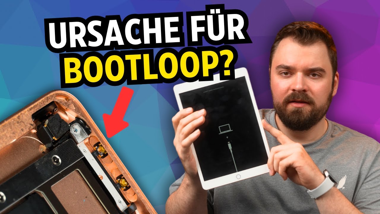 Apple logo on continuous loop - iPad 7th generation bootloop - YouTube