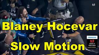Blaney Hocevar Slow Mo Fight