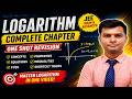 Logarithm Complete Chapter 🔥 | One Shot Revision | All Concepts + PYQs | JEE Main &amp; Advanced