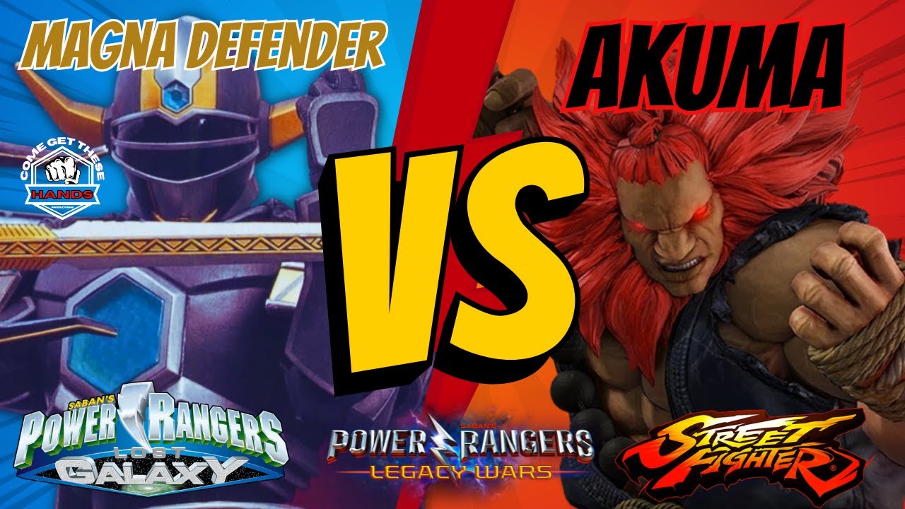 Magna Defender Vs Akuma | Power Rangers Legacy Wars - YouTube