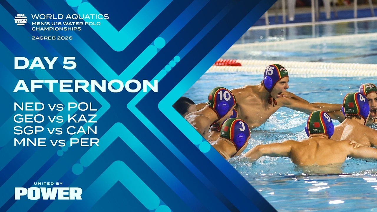 Classification | Afternoon Session | Day 5 | World Aquatics Men's U16 Water Polo Championships 2026
