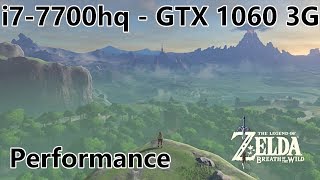 Cemu 1.13.2d + BOTW - i7-7700hq + GTX 1060 3G Performance