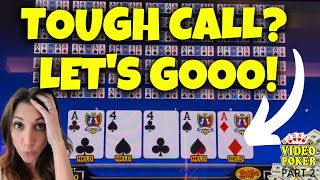 ♠️ SO. MUCH. ACTION!!! High Limit Video Poker and a Jackpot! #videopoker #jackpot #premiere screenshot 4