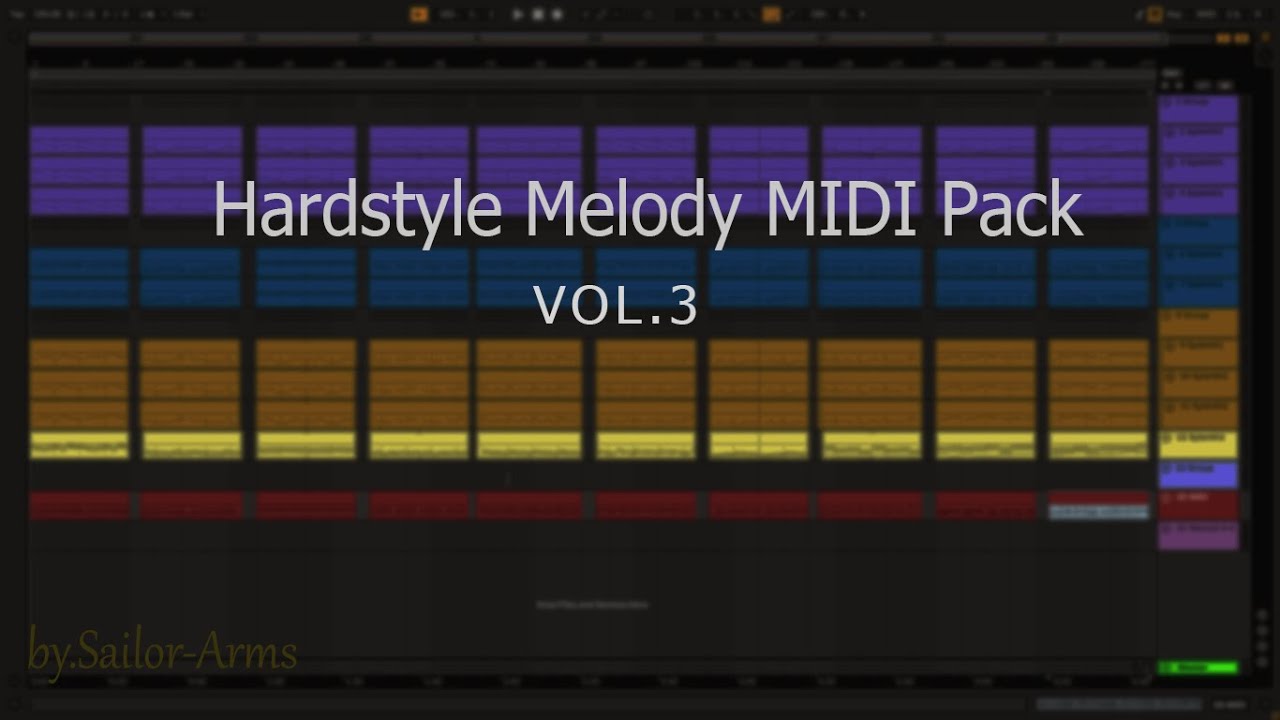 Hardstyle Melody MIDI pack vol.3