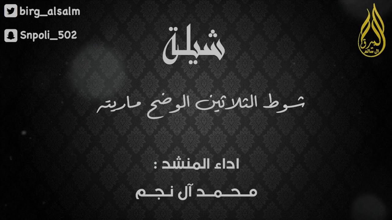 شيلة شوط الثلاثين الوضح ماريته 🔥⚡️ | اداء المنشد - محمد آل نجم ابداااع و طربب💫⚡️ 2019 .