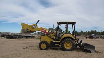 CAT Skip Loader Grader Start Up Procedures By Operator Liebo