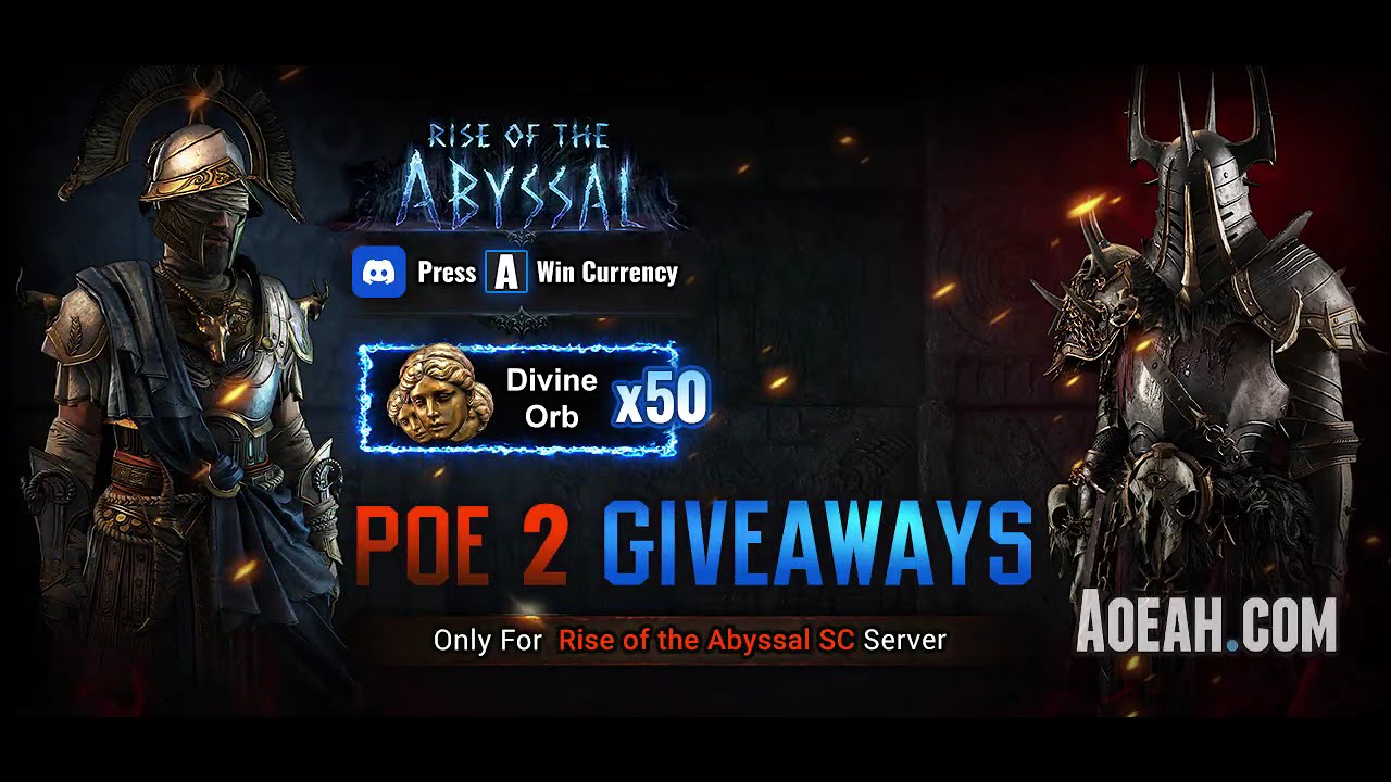 🏆Congrats to the Winners of the FREE PoE 2 Currency Giveaway on October 13-25, 2025  | AOEAH.COM
