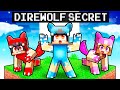 Having a SECRET DIREWOLF FAMILY in Minecraft!