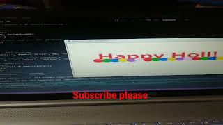make happy Holi in python programming #coding #programming #coding #progamer #technology #hacker