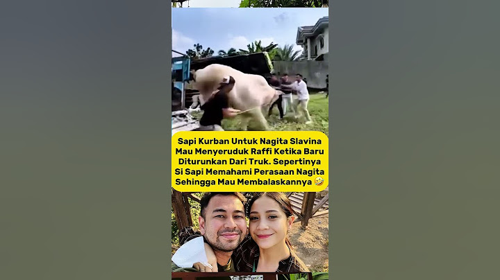 Detik-Detik Sapi Nagita Seruduk Raffi Ahmad Saat Turun dari Truk, Netizen: Paham Banget! #raffiahmad
