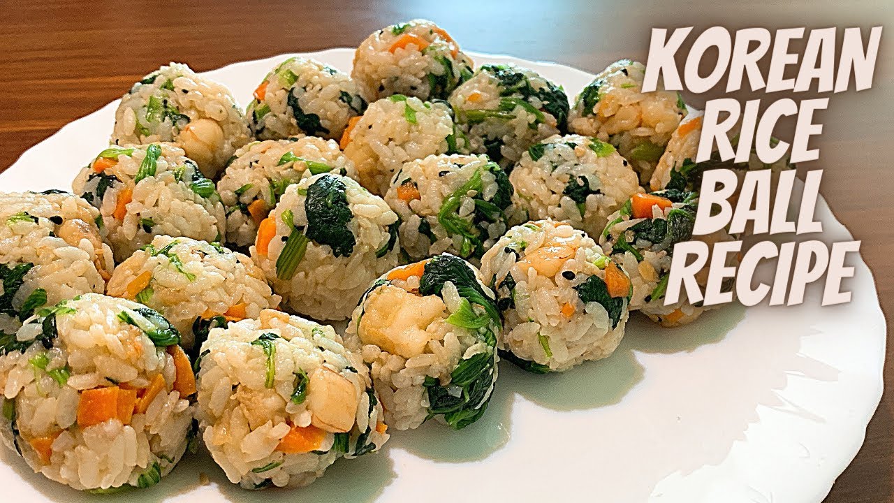 KOREAN RICE BALL RECIPE KOREAN ONIGIRI ONIGIRI KOREAN VERSION HOW