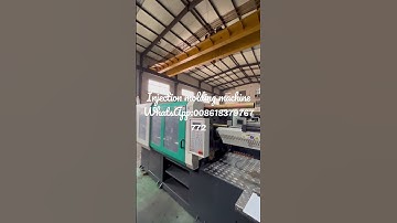 Plastic injection molding machine with servo motor in the factory tested running before delivery