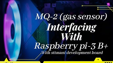MQ-2(Gas sensor) with Raspberry Pi 3B+ with STTMANI Development Board--By STTMANI