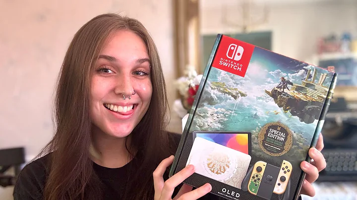 ASMR Zelda: Tears of the Kingdom OLED Nintendo Switch Unboxing (thank u for 75k!! 🩷)