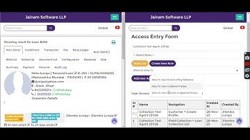 How to Provide Access for Loan Search in Jainam Software | User Management & Permissions