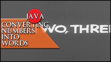 JAVA Converting numbers into words