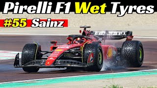 Pirelli F1 Wet Tyres development tests - 55 Carlos Sainz & Ferrari SF-23, September 5, 2023