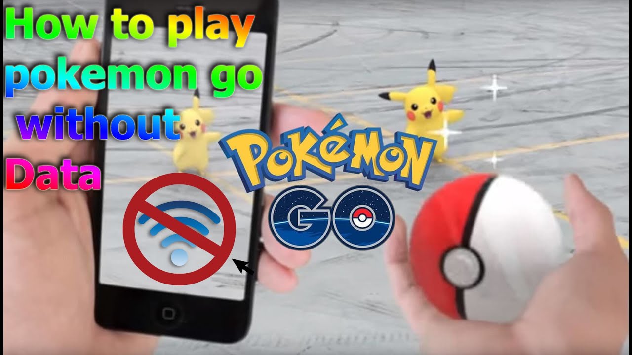 How to play pokemon go without Data (internet)