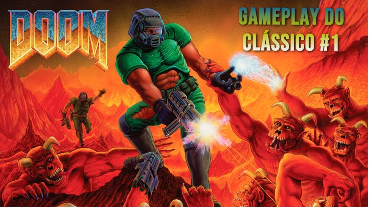 DOOM Clássico (1993) – Gameplay Nostálgico do FPS que Mudou Tudo