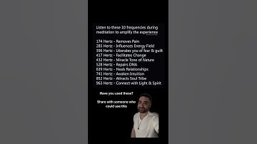 Thumbnail of Meditation frequencies #meditation #frequencies #solfeggio #528hz #432hz