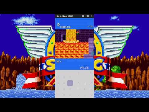 Sonic Mania Java hack rom Android emulador Gameplay - YouTube