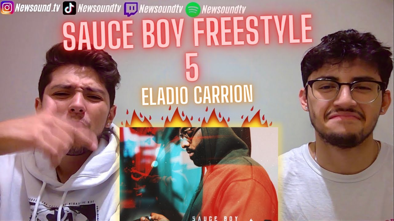 Eladio Carrión Sauce Boy Freestyle 5 [REACCION] 🤯🔥 YouTube