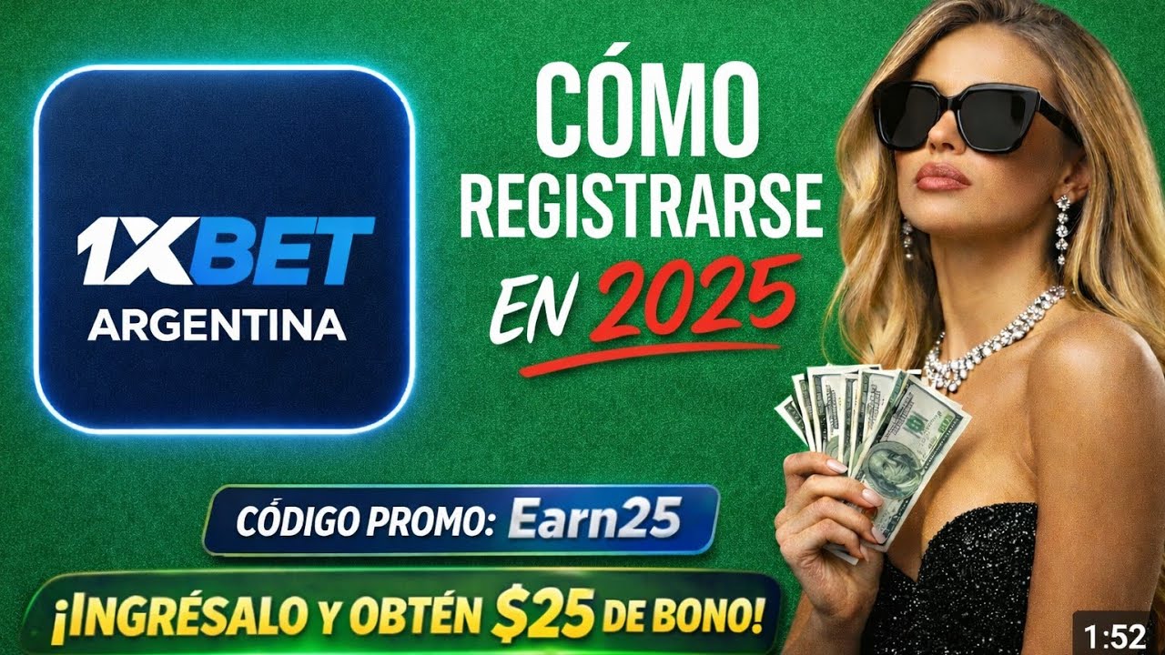 Cómo crear una cuenta en 1xBet ✅ | Código Earn25 y bono del 300% 🤑