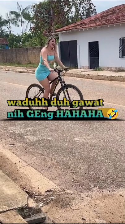 #videolucu naik basikal lucu lawak hahaha