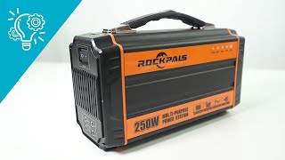 Best Budget Portable Solar Power Station | Rockpals 250-watt Power Station Review