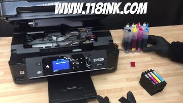 How to set up a continuous ink supply system CISS cartridge system on an Epson Printer XP-442