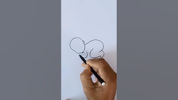 How to Draw a Easy Sleeping Baby Sketch #shorts #youtubeshorts #baby