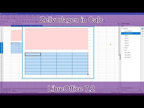 Zellvorlagen in Calc - LibreOffice 7.2 (German/Deutsch)