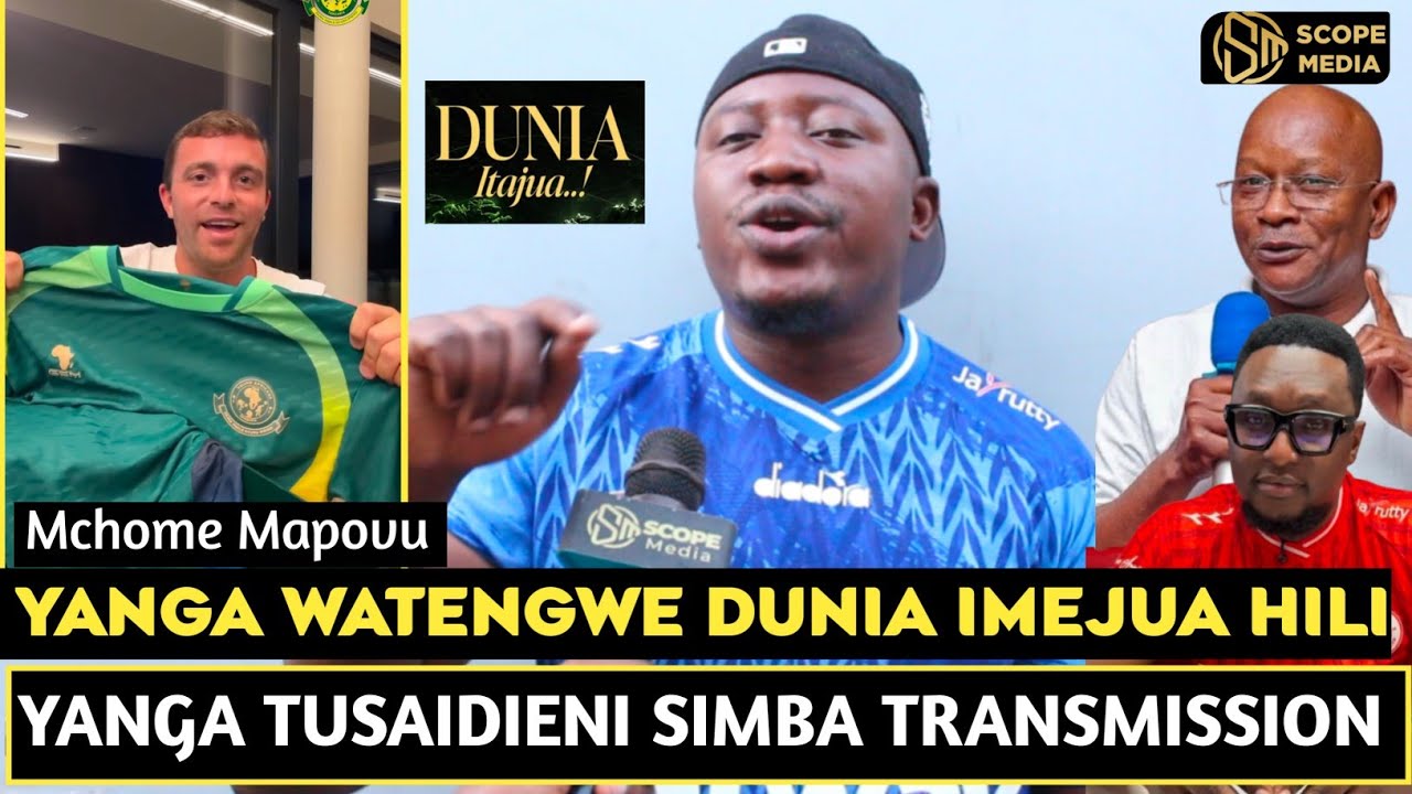 MCHOME MAPOVU AFICHUA JAMBO ZITO LA YANGA DUNIA IMEJUA/AMCHANA GARA B/SIMBA SHIDA HAKUNA UELEWA 