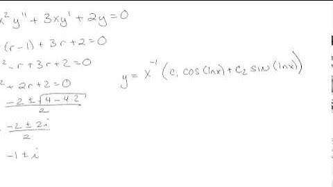 Solving Euler Equations in Diff Eq (Practice)