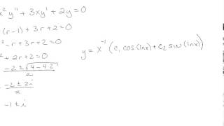 Solving Euler Equations in Diff Eq (Practice)