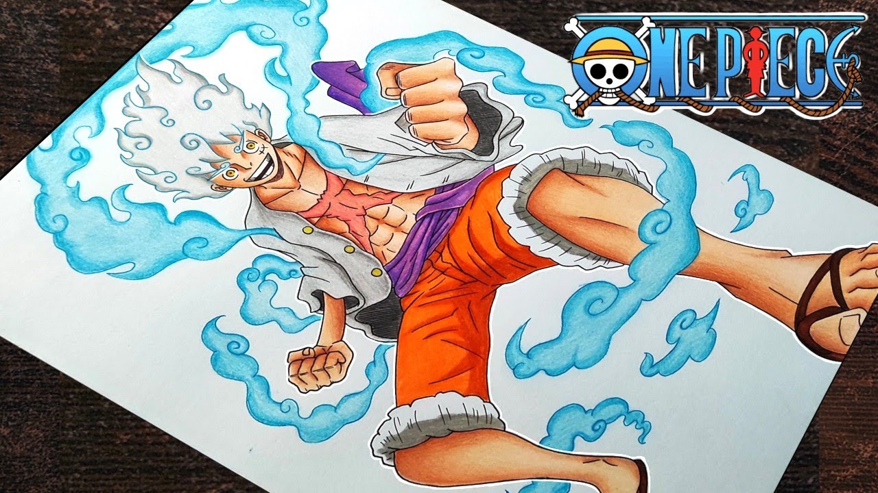 How To Draw Monkey D Luffy Gear 5 Step By Step Tutorial for 