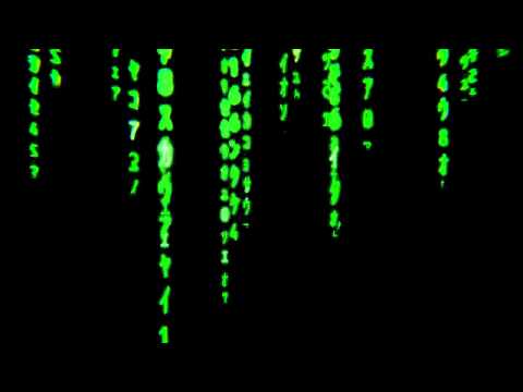 Matrix Style Cascading Text with Blender