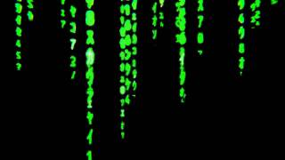 Matrix Style Cascading Text with Blender