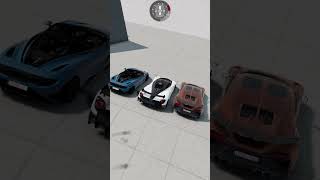 crash test of hyper cars 🚗💥 #cars #shorts #automobile #beamngdrive #gaming