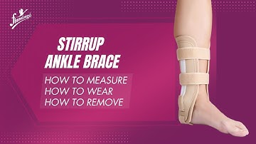 Stirrup Ankle Brace | Flamingo | How to wear