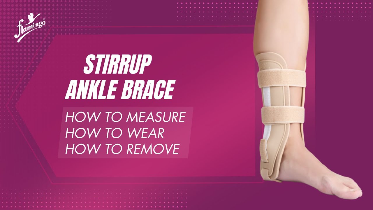 Stirrup Ankle Brace | Flamingo | How to wear