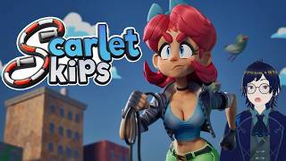 Scarlet Skips. One-button jump rope game eh? Easy!! . . . Oh no, exercise . . . screenshot 1
