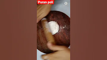 #puran poli / traditional way to make puran poli #youtube short