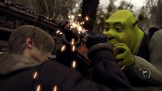 Resident Evil 4 Remake Demo | Shrek Over Dr. Salavdor Mod