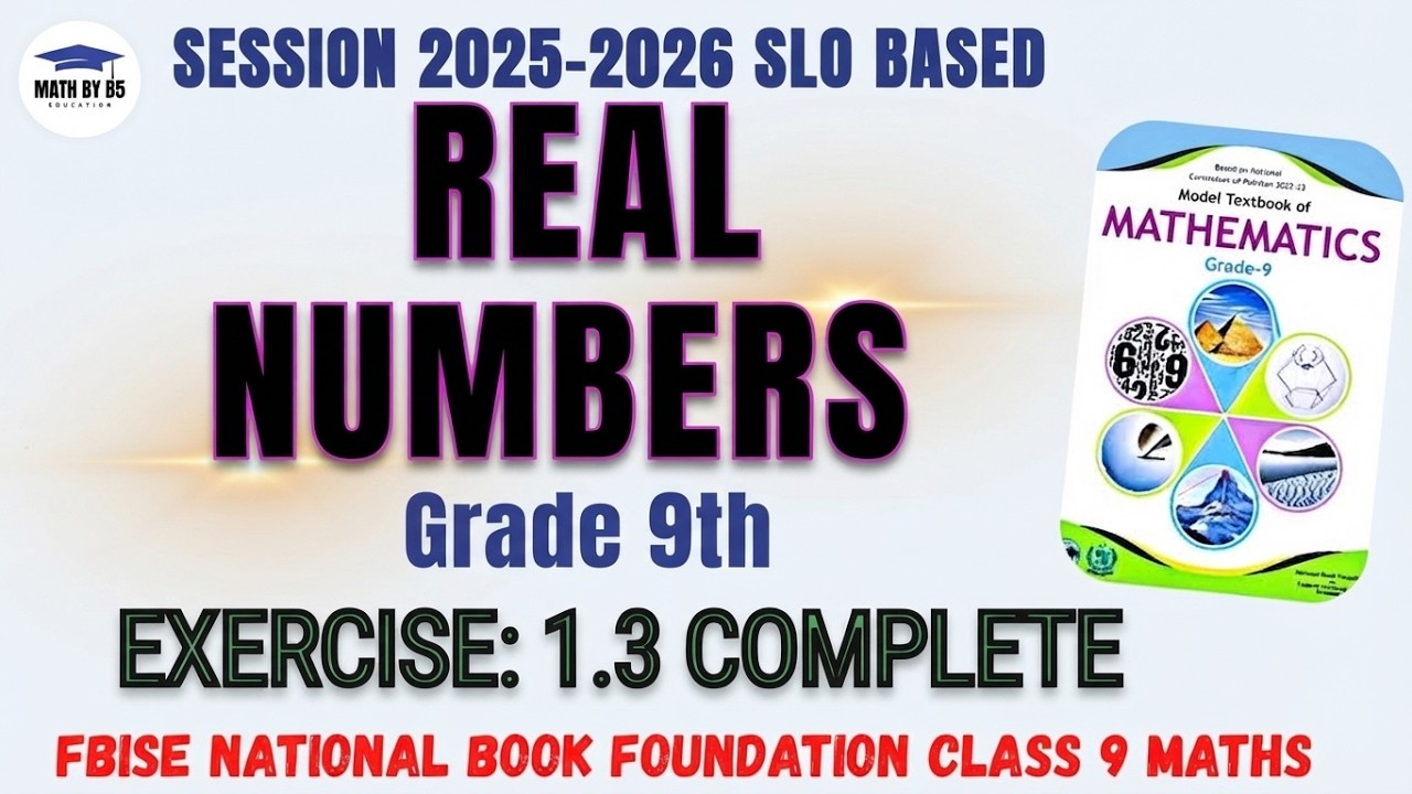 Ex 1.3 (Complete) Class 9 | Applications of real numbers | NBF | Maths ...